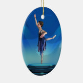 くるみ割りのバレリーナのクリスマスのオーナメント セラミックオーナメント (右)
