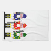 くるみ割りの休日のクリスマスのふきん キッチンタオル (横)