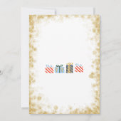 くるみ割りの冬の誕生日の男の子の招待状 招待状 (裏面)