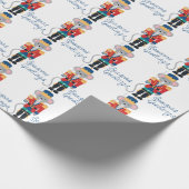 くるみ割りの挨拶 ラッピングペーパー (角)