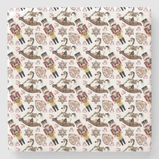 くるみ割りの石造りのコースター ストーンコースター (正面)