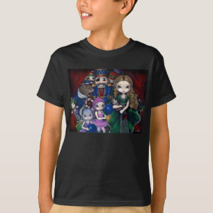 くるみ割りの続きのワイシャツの妖精のクリスマスのバレエ Tシャツ