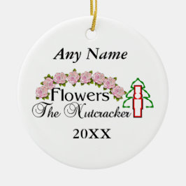 くるみ割りの花 セラミックオーナメント