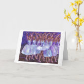 くるみ割りの雪の女王 カード (黄色い花)