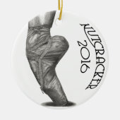 くるみ割りの2016年のクリスマスのオーナメント セラミックオーナメント (正面)