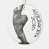 くるみ割りの2016年のクリスマスのオーナメント セラミックオーナメント (左)