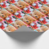 くるみ割りはテディー・ベアに話します ラッピングペーパー (角)