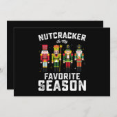 くるみ割りは私のシーズンお気に入りのズのクリスマス休暇である 招待状 (正面/裏面)