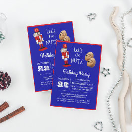 くるみ割りは興奮しよう青く小さい休日 招待状