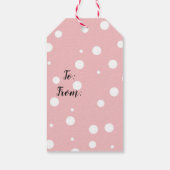 くるみ割りイラストレーションクリスマスデザインクラシック ギフトタグ (裏面)