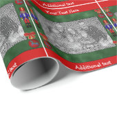 くるみ割りオーナメントあなたの写真の休日 ラッピングペーパー (ロールコーナー)