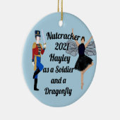 くるみ割りオーナメント – 兵士とトンボのセラミック セラミックオーナメント (右)