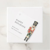 くるみ割りカーハッピーホリデーズクリスマスギフトタグ フェイバータグ (インサイチュ)