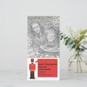 くるみ割りカーハッピーホリデー、フォトカードテンプレート シーズンカード (スタンド正面)