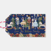 くるみ割りカービンテージクリスマス ギフトタグ (裏面横)