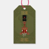 くるみ割りカーホリデーギフトクリスマスギフトタグ ギフトタグ (正面)