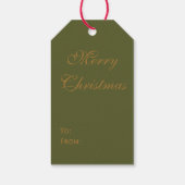 くるみ割りカーホリデーギフトクリスマスプレゼントラベル ギフトタグ (裏面)