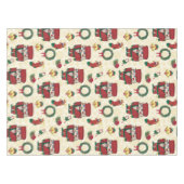 くるみ割りカーホリデークリスマス テーブルクロス (正面(横))