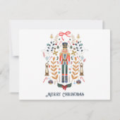 くるみ割りカーホリデーフォトクリスマスカード ノートカード (正面)