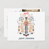 くるみ割りカーホリデーフォトクリスマスカード ノートカード (正面/裏面)