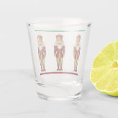 くるみ割りガラスのクリスマスプレゼント ショットグラス (裏面)