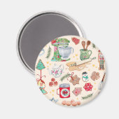 くるみ割りキャラクターかわいいキッチンクッキー マグネット (正面/裏面)