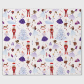 くるみ割りキャラクター兵士マウスキング玩具 ラッピングペーパー (フラット)