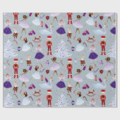 くるみ割りキャラクター兵士ロッキングホースのおもちゃを ラッピングペーパー (フラット)