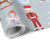 くるみ割りキャラクター兵士ロッキングホースのおもちゃを ラッピングペーパー (ロールコーナー)