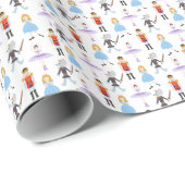 くるみ割りキャラクター ラッピングペーパー (ロールコーナー)