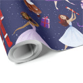 くるみ割りキュートな海軍クリスマスソルダーダンサー ラッピングペーパー (ロールコーナー)