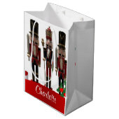 くるみ割りキングとクリスマスを守る ミディアムペーパーバッグ (正面アングル)