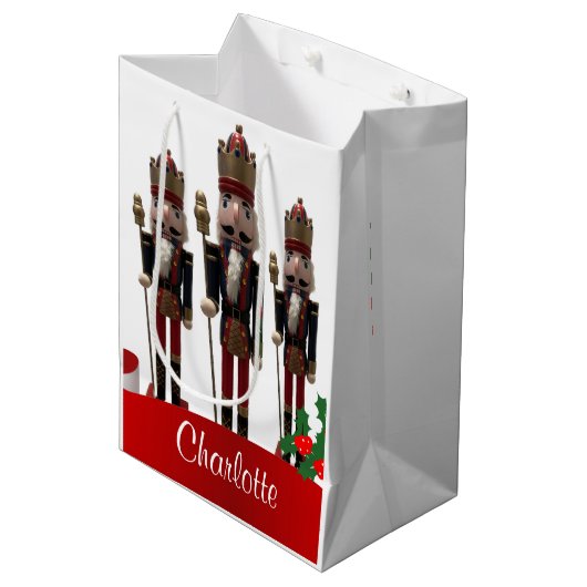 くるみ割りキングクリスマス ミディアムペーパーバッグ (正面アングル)