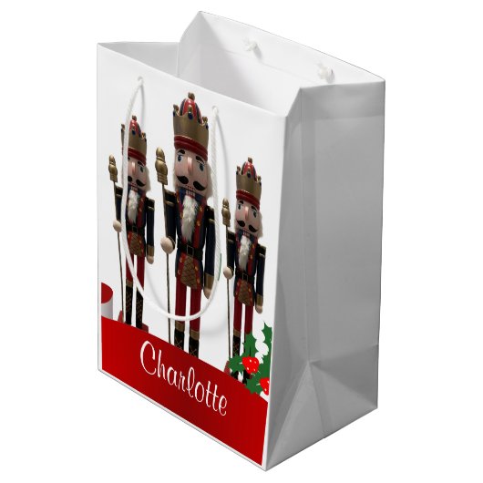 くるみ割りキングクリスマス ミディアムペーパーバッグ (裏面アングル)