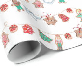 くるみ割りクッキーの休日 ラッピングペーパー (ロールコーナー)