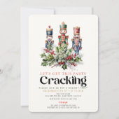 くるみ割りクラッキングクリスマスホリデーパーティー 招待状 (正面)