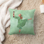 くるみ割りクララ枕グリーン クッション (ブランケット)