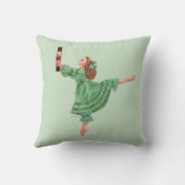 くるみ割りクララ枕グリーン クッション (裏面)