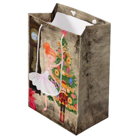 くるみ割りクララ法クリスマスイブ ミディアムペーパーバッグ (正面アングル)