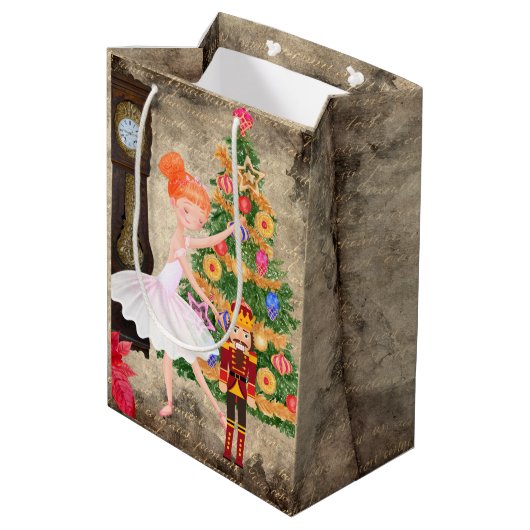 くるみ割りクララ法クリスマスイブ ミディアムペーパーバッグ (裏面アングル)