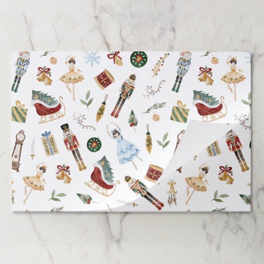 くるみ割りクリスマお洒落スの砂糖の梅の妖精 ペーパーパッド (折り畳み)