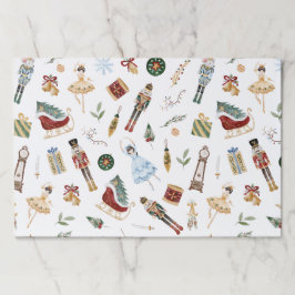 くるみ割りクリスマお洒落スの砂糖の梅の妖精 ペーパーパッド