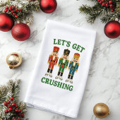 くるみ割りクリスマスつぶしにしよう ハンドタオル