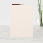 くるみ割りクリスマスの刺繍縫い シーズンカード (裏面)