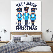 くるみ割りクリスマスを過ごす キャンバスプリント (インサイチュ (寝室))