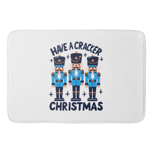 くるみ割りクリスマスを過ごす バスマット (正面)