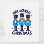 くるみ割りクリスマスを過ごす ワインラベル (シングルラベル)