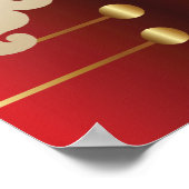 くるみ割りクリスマスウェルカムサインポスター ポスター (角)