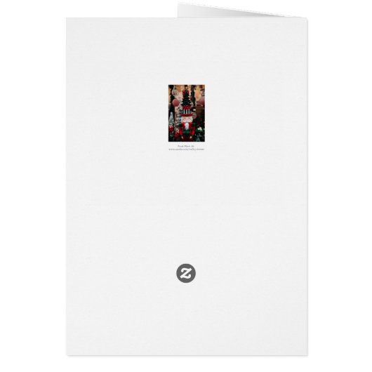 くるみ割りクリスマスカード (裏面)