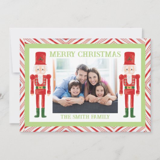 くるみ割りクリスマスカード 招待状 (正面)